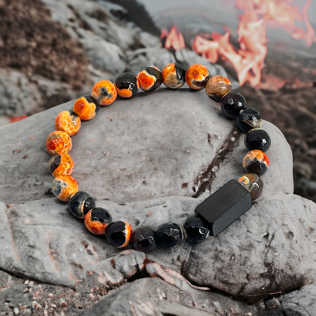 NEW: 🐉 Dragon Veins 🔥 Bead Bracelet - Decagon Edition