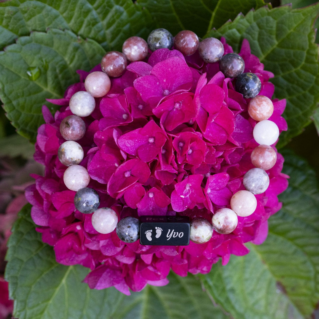 Baby Naam Armband – Handgemaakt met Kralen | Cherry Blossom
