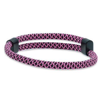 Verstellbares Seil - Schwarz Pink (unisex)